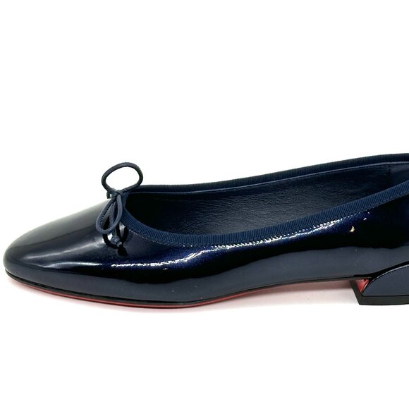 Christian Louboutin SWEETIE JANE FLAT Patent Leather Ballerina Flats Shoes - Picture 5 of 16